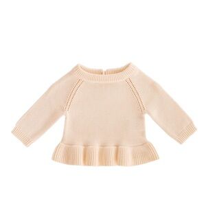 NWT Jamie Kay Cotton Ava Knit Sweater Peachy 4 Years
